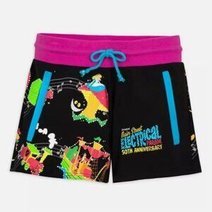 Disneyland The Main Street Electrical Parade 50th Anniversary Shorts Women M NWT